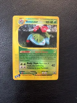 VENUSAUR 30/165 Reverse Holo E Reader Card 2002 WOTC Pokemon Expedition - Image 1