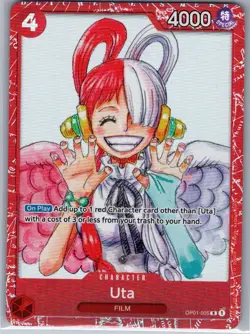 Uta Premium Card Collection FILM RED Edition OP01-005 Promo - One Piece - NM - Image 1