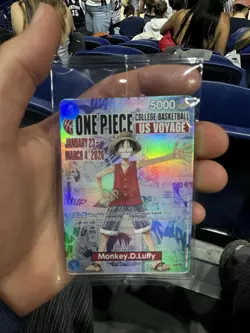 One Piece College Basketball Tour Collectible Card Gonzaga IN HAND - Image 1