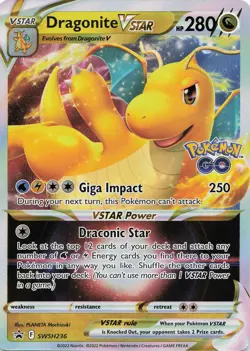 Pokemon Dragonite VSTAR - Promo SWSH: Sword & Shield Promo Cards #SWSH236 NM - Image 1