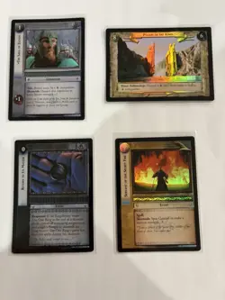 Lord Of The Rings Foil 4 Card Lot - Image 1
