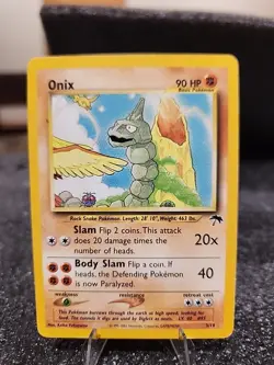 Pokemon TCG Southern Islands Onix Card 3/18 LP - Image 1