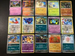 Pokemon TCG Holo/Reverse Holo Lot Of 15 Cards (B) - Image 1