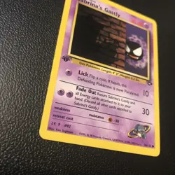 Sabrina's Gastly 96/132 Gym Challenge First Edition Pokemon Card Mint/NM - Image 2