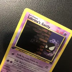 Sabrina's Gastly 96/132 Gym Challenge First Edition Pokemon Card Mint/NM - Image 5