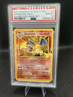 2021 Pokemon Celebrations Charizard-Holo PSA 10 Gem MT Card #4 - Image 1