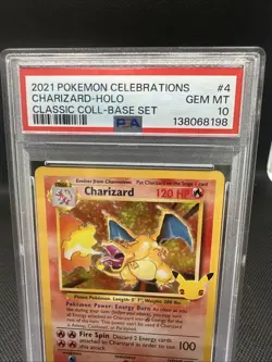 2021 Pokemon Celebrations Charizard-Holo PSA 10 Gem MT Card #4 - Image 3