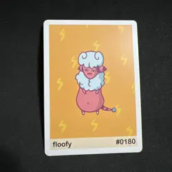 Pookiemoot Gen 2 - floofy (Flaaffy) - Pokemon Parody/Derpy card - Image 1