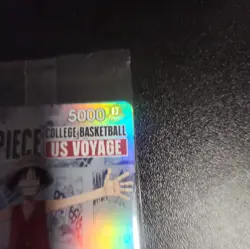 🔥🏀One Piece Monkey.D.Luffy US College Basketball Promo Card PRESALE🏀🔥SEALED - Image 4