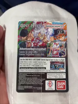 One Piece Card Game Monkey D. Luffy US Voyage Promo Holo P-055 Straw Hat - Image 2
