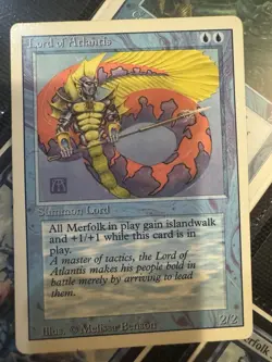 Magic: The Gathering Lord of Atlantis Creature Lot & Additional Blue Cards - Image 1