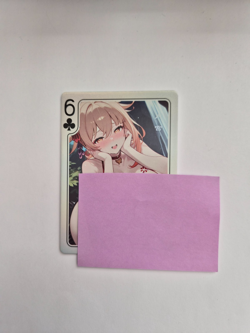 2025 Goddess Story Waifu Bikini Card - Poker 6 of Clubs - Yoimiya - Image 2