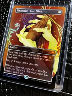 Thousand-Year Elixir (Borderless) Special Guests Pack Fresh! Foil Mythic Mint - Image 2