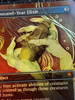 Thousand-Year Elixir (Borderless) Special Guests Pack Fresh! Foil Mythic Mint - Image 4