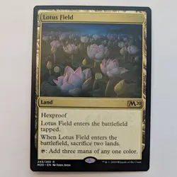 Lotus Field, 2020 Core Set (M20) #249, NM MTG - Image 1