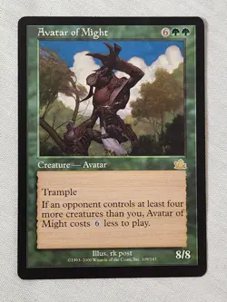 NM Avatar of Might Prophecy Mtg Magic the Gathering - Image 1