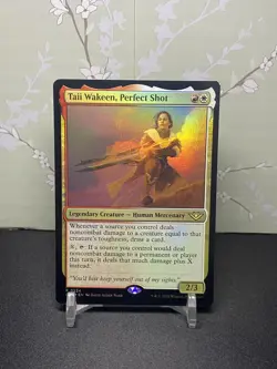 Taii Wakeen, Perfect Shot OTJ MTG FOIL LP - Image 1
