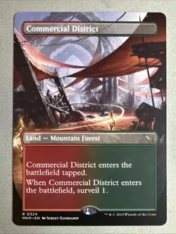 MTG / Commercial District / MKM / #324 / Regular (Borderless) / Rare / NM - Image 1