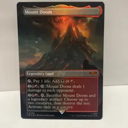 Mount Doom (Borderless) M Universes Beyond: The Lord of the Rings (Foil) - Image 1