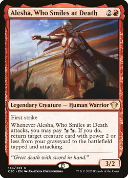 MTG Alesha, Who Smiles at Death - 143 / English / Lightly Played - Image 1