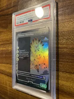 MTG✨SUMMON: CHOCO/MOG WOODBLOCK Borderless FOIL✨FIN FFVII PSA 10 Common LOW POP - Image 4