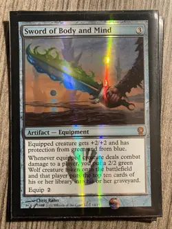 Sword of Body and Mind From the Vault: Relics Foil Never Played Near Mint - Image 1