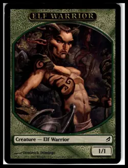 Lorwyn #9 Elf Warrior Token - Image 1