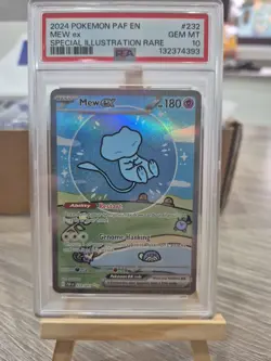Pokemon 2024 BUBBLE MEW EX SPECIAL ILLUSTRATION RARE #232 PSA GEM 💎 MINT 10 - Image 4