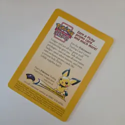 Pokemon TCG - Neo Discovery Pokemon League Ad Promo WoTC Unown Pichu NM - Insert - Image 3