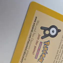 Pokemon TCG - Neo Discovery Pokemon League Ad Promo WoTC Unown Pichu NM - Insert - Image 5