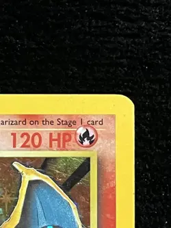 Charizard Base Set Missing Ink Error 1995 Watc Pokemon Card #4 - Image 3