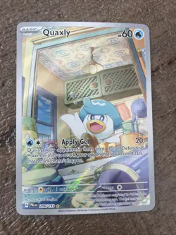 Pokemon TCG Quaxly 206/193 Illustration Rare Scarlet & Violet Paldea Evolved NM - Image 1
