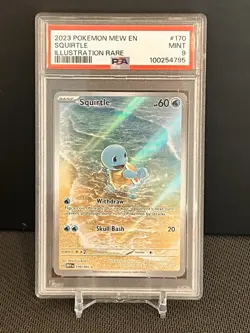 Squirtle 170/165 IR PSA 9 - Pokemon Scarlet & Violet: 151 ENGLISH - Image 1