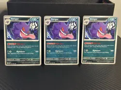 Pokemon TCG Gengar Lot (3) 057/091 Paldean Fates - Image 1