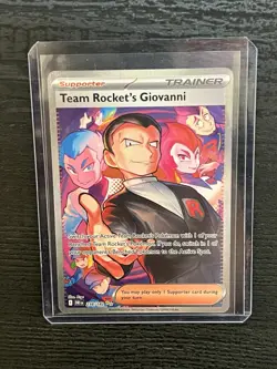 Pokemon Team Rocket's Giovanni Trainer 238/182 Destined Rivals Holo Rare - Image 2