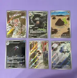 Pokemon TCG English & JP: IR, AR, CHR, FA lot of 33: Scarlet & Violet, Mega Evo - Image 4