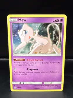 Pokemon TCG Black Star Promo ~ Mew Cosmos Holo SM215 C - Image 2