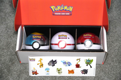 New & Sealed! Pokemon Poke Ball Tin (Q4 2024) 3-Pack Box - Image 1