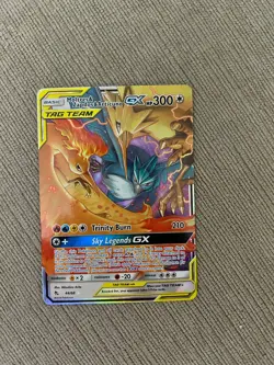 Hidden Fates Holo 2019 Pokemon Sun and Moon Moltres, Zapdos, Articuno GX 44/68 - Image 1