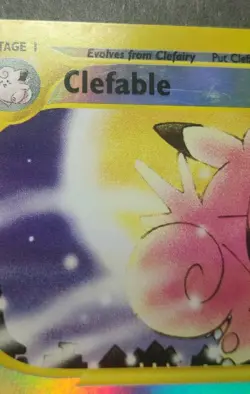 Rare, Reverse Holo Pokemon Expedition Set Clefable 41/165 (English) - Image 2