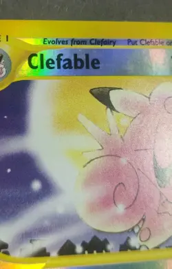 Rare, Reverse Holo Pokemon Expedition Set Clefable 41/165 (English) - Image 3