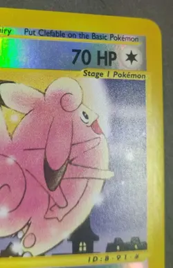 Rare, Reverse Holo Pokemon Expedition Set Clefable 41/165 (English) - Image 5
