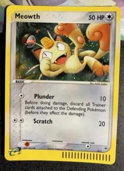 Meowth 013 (EX Series Collector's Tin) Pokemon Black Star Promo Holo NM - Image 1