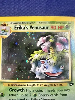 Pokemon TCG Erika's Venusaur Holo Rare Gym Challenge 4/132 Unlimited Vintage - Image 2