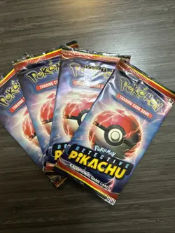 Pokemon Detective Pikachu Booster Packs (4) Sealed Unopened - Brand New - Image 1