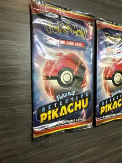 Pokemon Detective Pikachu Booster Packs (4) Sealed Unopened - Brand New - Image 3