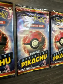 Pokemon Detective Pikachu Booster Packs (4) Sealed Unopened - Brand New - Image 4
