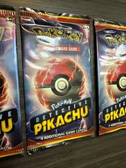 Pokemon Detective Pikachu Booster Packs (4) Sealed Unopened - Brand New - Image 5