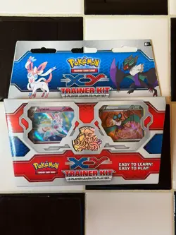 Pokemon TCG XY Trainer Kit Sylveon Noivern Promo Card Decks New Sealed 2014 - Image 1