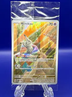 Pokemon Mimikyu 075 Scarlet & Violet Promo Black Star Full Art Sealed - Image 1